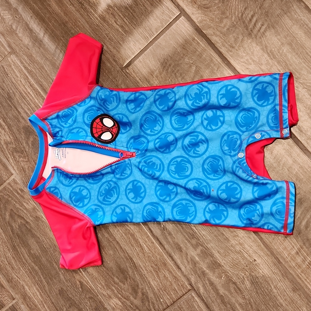 Boys 3T Spiderman Swim suit Like New